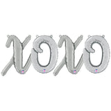 Foil Balloon XOXO Script Letters Kit