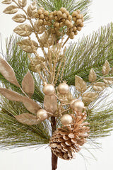 30" Berry/Cone Cedar Spray - Platinum