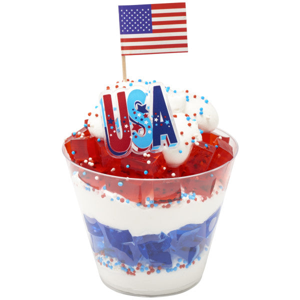 USA - 12 count cupcake and cake toppers rings