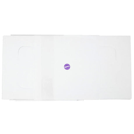 Wilton 12-Inch White Square Corrugated Cake Box, 2-Count Bakery Boxes