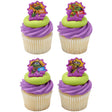 Teenage Mutant Ninja Turtles Turtle Power Rings for Cupcakes and Cakes, 72 Pack