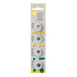 Wilton Standard Large Round and Star Piping Tip Set, 4-Count (Tips #10, 12, 21, 32)
