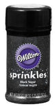 Wilton Black Sanding Sugar Sprinkles, 3.25 oz.