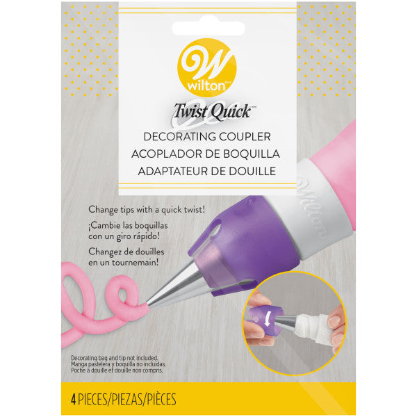 Wilton Twist Quick Decorating Coupler, 4-Pieces