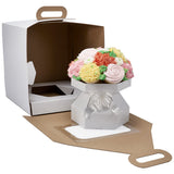 Cupcake Bouquet Display with coordinating Box – Holds 12 Cupcakes