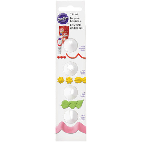 Wilton Plastic Decorating Tip Set – 4 Piece
