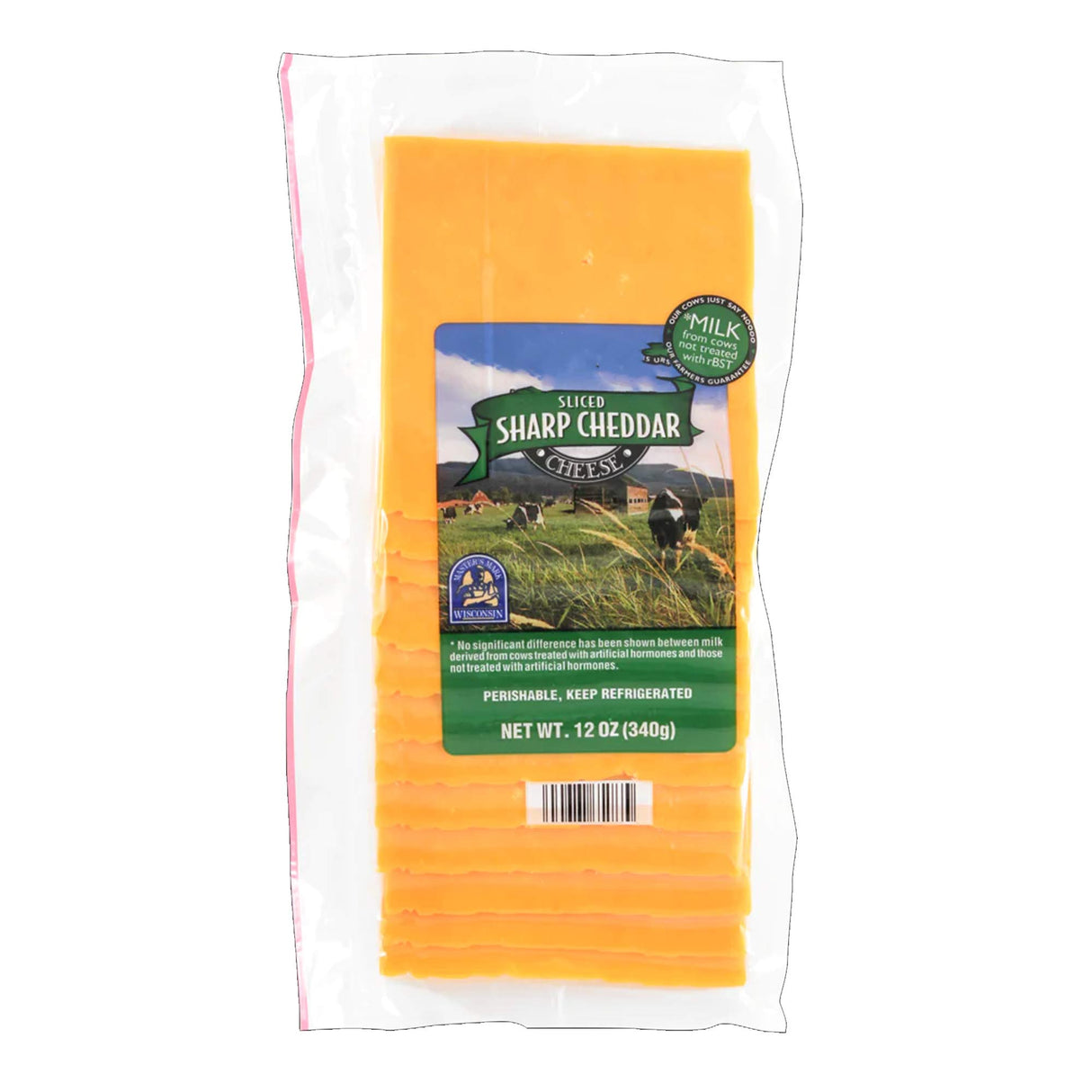 Sliced Sharp Cheddar Cheese Rich & Creamy Aged Cheese Slices