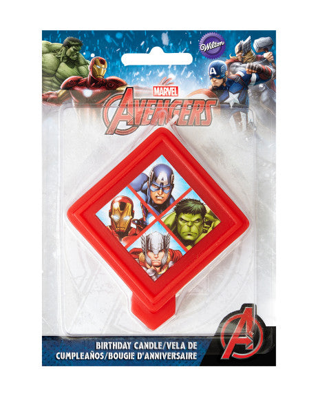 Wilton Marvel Avengers Birthday Candle – 3.3 in.