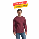 Camiseta Polymesh con cuello redondo - 10 unidades - 5 Oz./yd² - 100% poliéster (sensación de algodón)