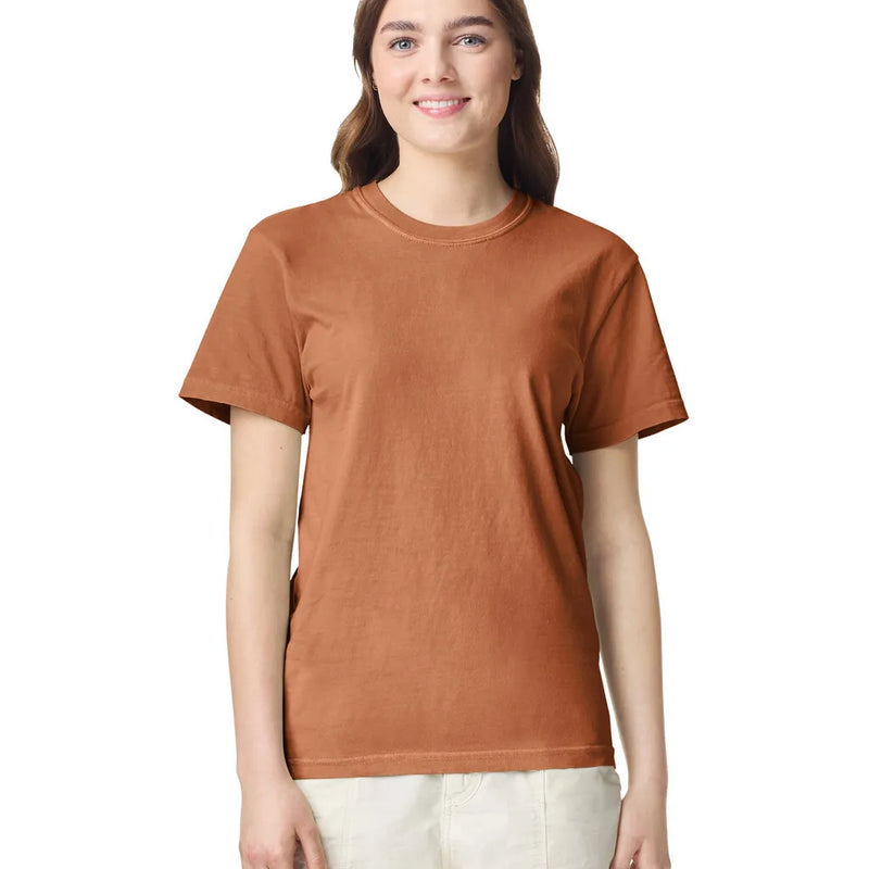 Comfort Colors 1717 Cotton Fabric - Yam, Semi-Fitted, 4.5 Oz/Yd², 90% Ring Spun Cotton / 10% Polyester (1 Unit)