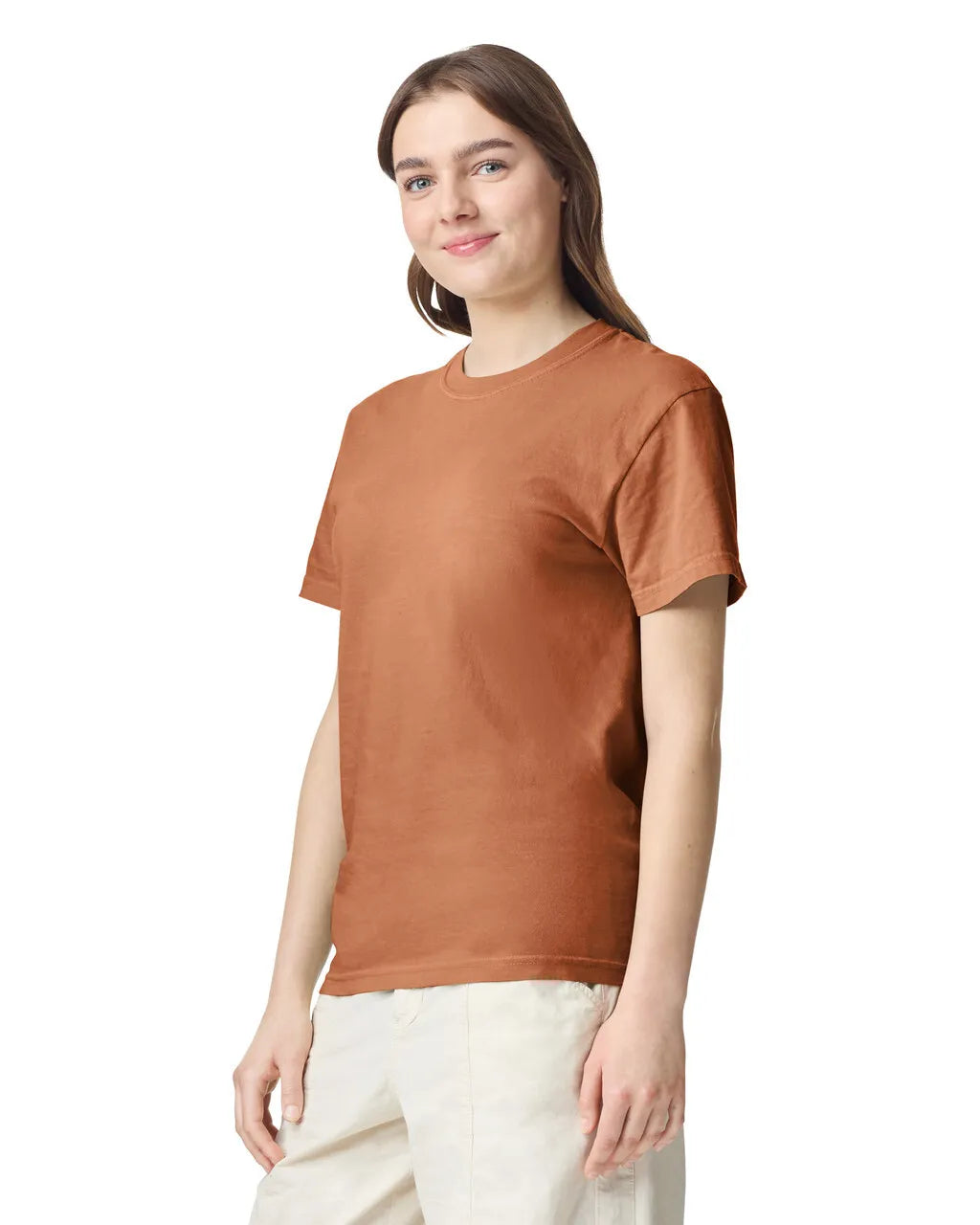 Comfort Colors 1717 Cotton Fabric - Yam, Semi-Fitted, 4.5 Oz/Yd², 90% Ring Spun Cotton / 10% Polyester (1 Unit)