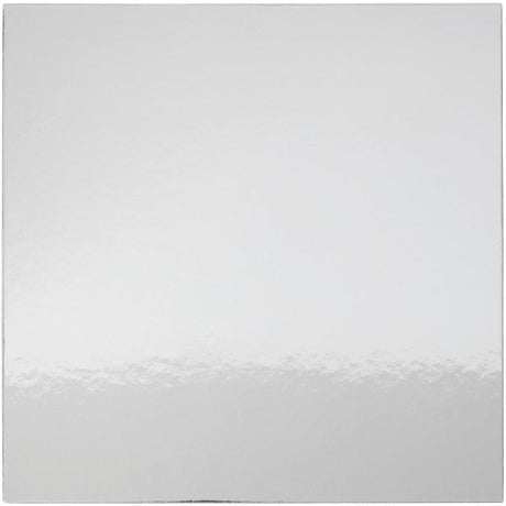 Wilton Silver 12-Inch Square Cake Platters, 5-Count
