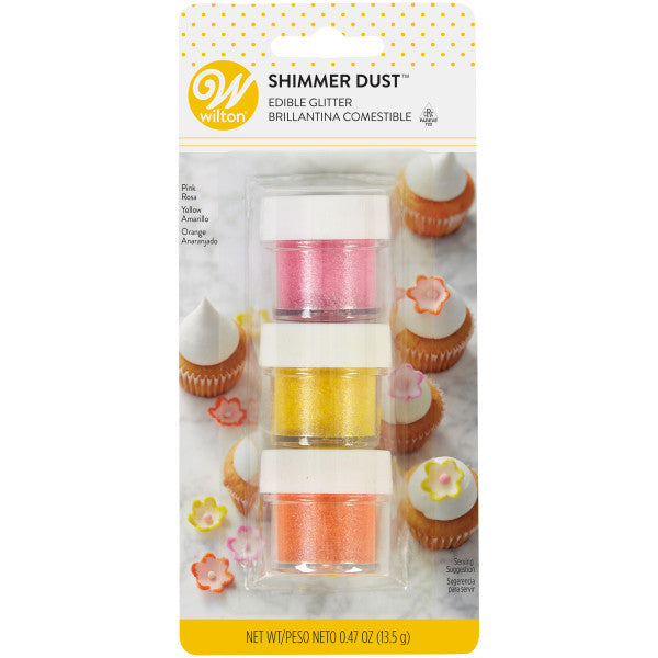 Wilton Bright Shimmer Dust Edible Glitter Set