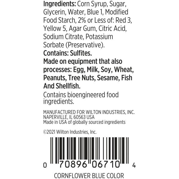 Wilton Cornflower Blue Gel Food Coloring – 1 oz.