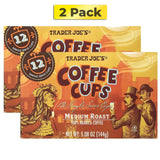 Trader Joe's Coffee Cups - Single Serve - Medium Roast Arabica Coffee 5.08 oz