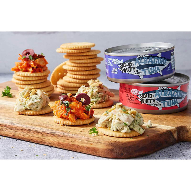 Solid White Albacore Tuna in Water Sea Salt Added 4.5 Oz