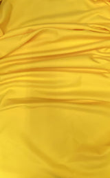Gabardine Polyester Fabric - Yellow, 59/60" Width