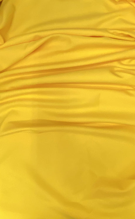 Gabardine Polyester Fabric - Yellow, 59/60" Width