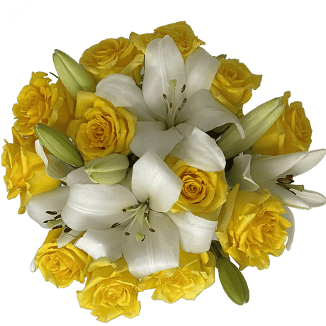 Spectacular Rose & Lily Fresh Flower Bouquet Arrangement