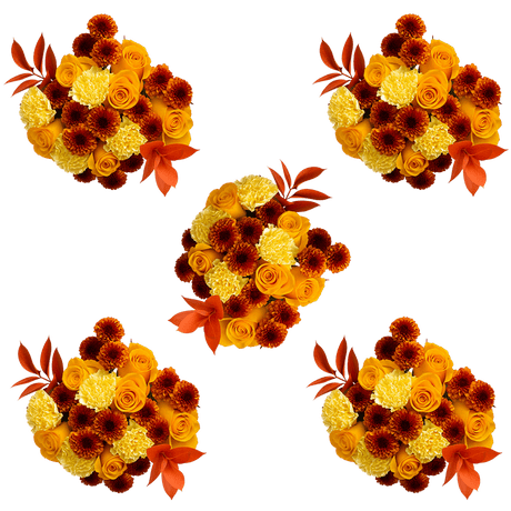 Fall Beauty Fresh Flower Bouquet Seasonal Floral Arrangement Pack