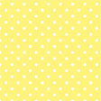 1/4″ Quarter inches White Polka Dot on Yellow Poly Cotton Fabric,
