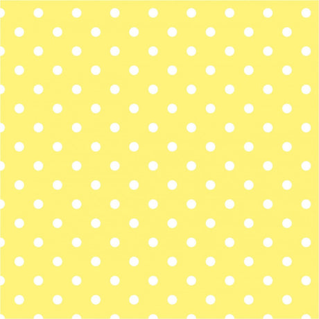 Small Polka Dot Print Poly Cotton Fabric - Poly Cotton Fabric, Small Polka Dot Print, 59" Width (1 Yard)