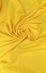 Gabardine Polyester Fabric - Yellow, 59/60" Width