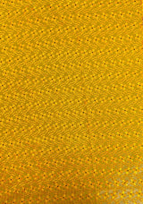 Heavy Eyelet Polyester Cotton Fabric - Yellow Floral Embroidery, 41"-42" Width