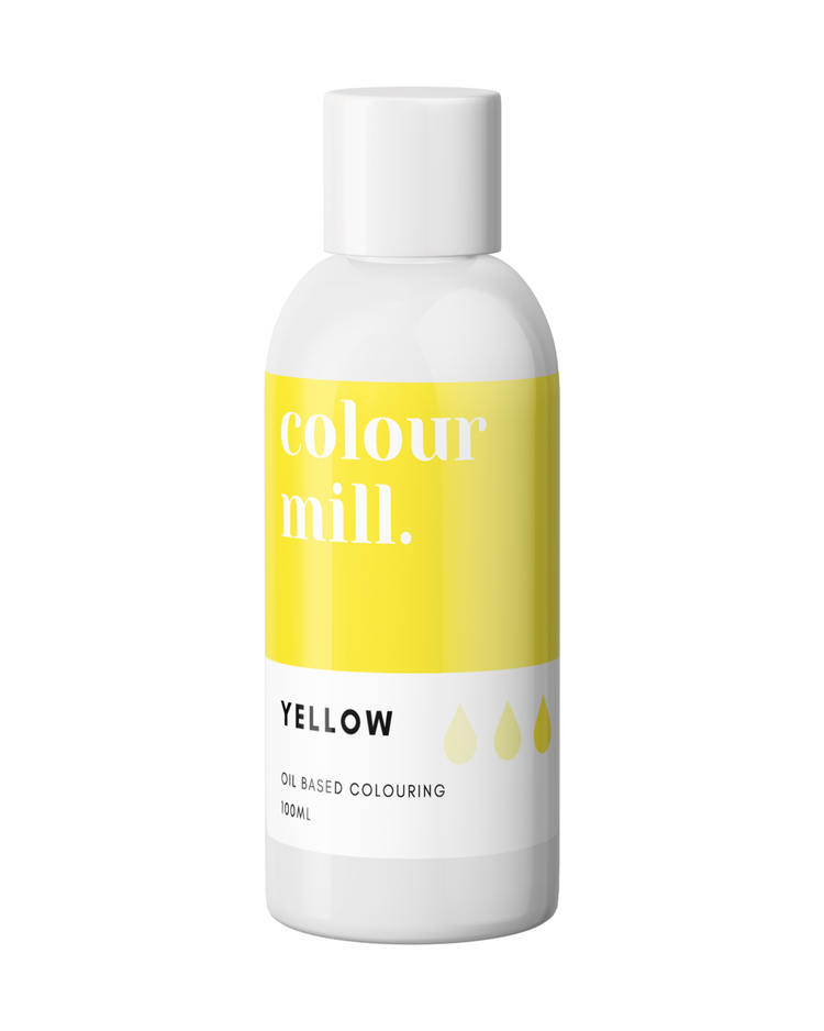 Oil Based Colouring – Yellow, 100ml