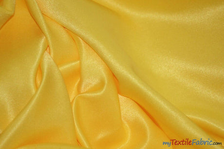 Stretch Matte Satin Peau De Soie Polyester Fabric - Solid, 58/60" Width (1 Yard)