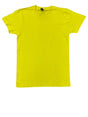 Lucky Friends 1001 100% Cotton Fabric - Yellow, Round Neck, 4.2 Oz, Tubular, No Side Seams (1 Piece)