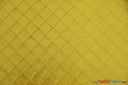 Pintuck 2X2 Taffeta Fabric - Diamond Pattern, 54" Width, Multiple Colors (1 Yard)