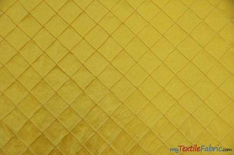 Pintuck 2X2 Taffeta Fabric - Diamond Pattern, 54" Width, Multiple Colors (1 Yard)