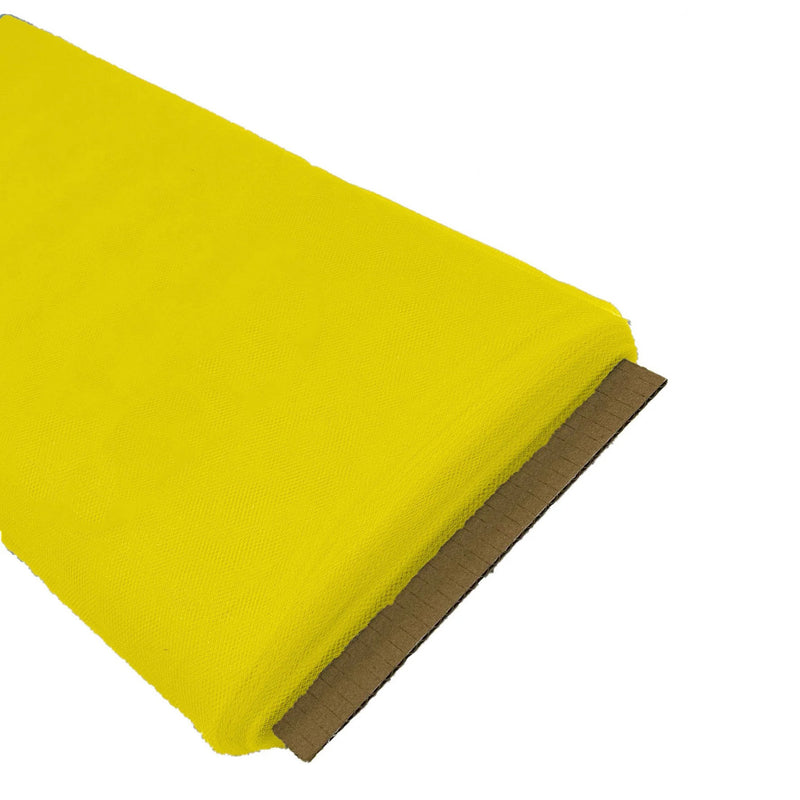 Yellow Tutu Tulle Fabric - Sheer Yellow, 54" Width