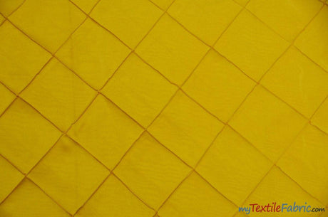 Taffeta Pintuck Fabric - 4" X 4" Diamond Pattern, 58" Width, Multiple Colors (1 Yard)