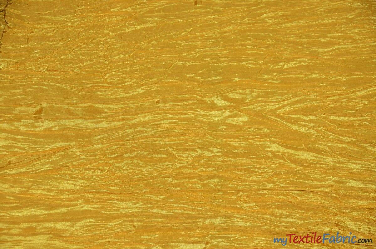 Crease Taffeta Crush Taffeta Polyester Fabric - Crushed Texture, 50/52" Width (Continuous Yards Or By Bolt)