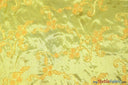 Ribbon Taffeta Polyester Fabric - Embroidered Ribbon Cord, Multiple Colors, 54" Width (1 Yard)