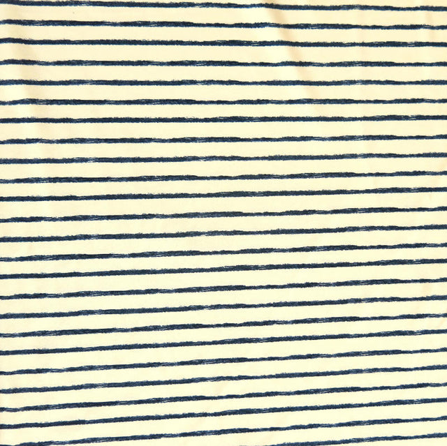 Swim Knit Nylon Spandex Yellow and Black Stripe
