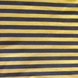 Cotton Lycra Yellow and Dark Green Stripe Knit Fabric