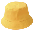 Bucket Hats 100 Percent Cotton Fabric - Yellow Gold, Head Size 56-58CM (1 Piece)