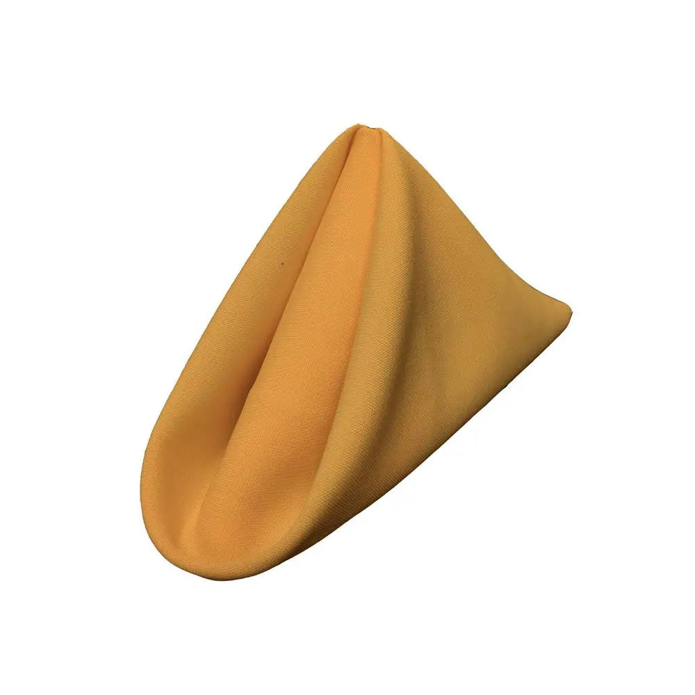 (12 / Pack) Gold 18″ Polyester Napkin