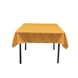 Gold 100% Polyester Rectangular Tablecloth 60 x 108″