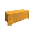 Gold 100% Polyester Rectangular Tablecloth 90″ x 156″