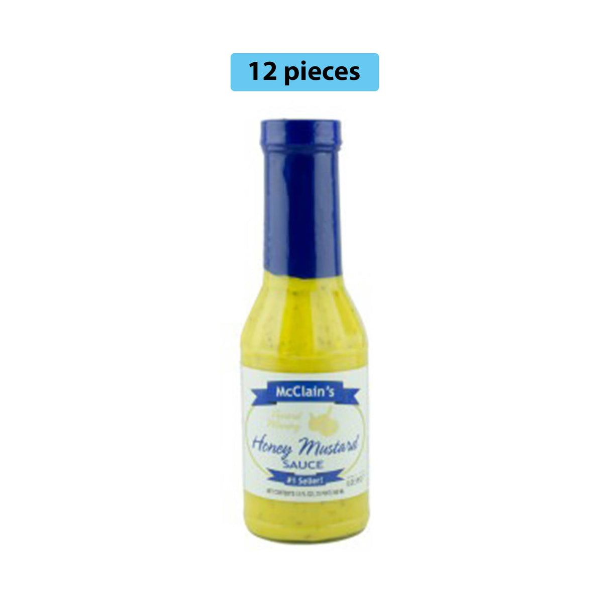 MCCLAIN'S HONEY MUSTARD SAUCE 12 OZ BOTTLE *FL DC ONLY*