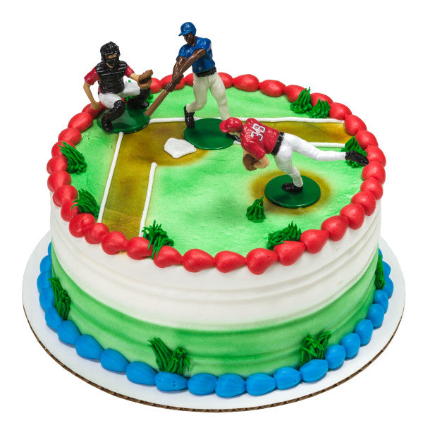 Baseball Players Cake Decorating Set – 3 Piece
