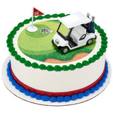 Golf Cart and 18t Hole Flag Cake Decorating Set – 2 Piece