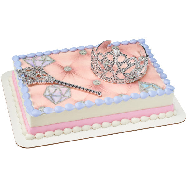 Crown and Scepter DecoSet Cake Decoration Tiara Princess