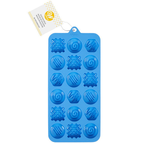Wilton Silicone Fancy Truffles Candy Mold, 18-Cavity