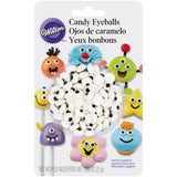 Wilton Edible Black and White Candy Eyeball Sprinkles, 0.88 oz.