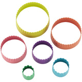 Wilton Round-Shaped Fondant Cut-Out Set, 6-Piece